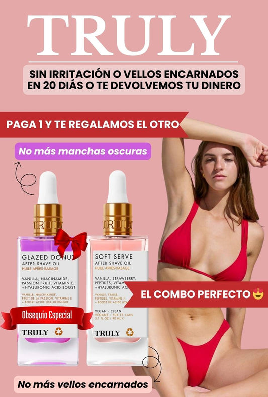 TRULY SOFT SERVE 🌸 + Obsequio Glazed Donut - El combo perfecto para tu piel 😍